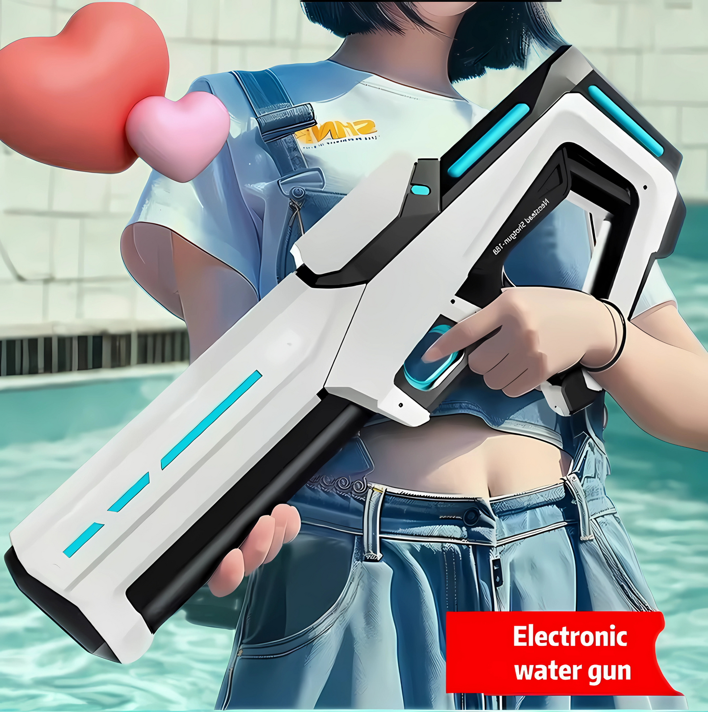 Pistola de Agua Automática Gran Capacidad | ¡Diversión sin Esfuerzo para Todos!