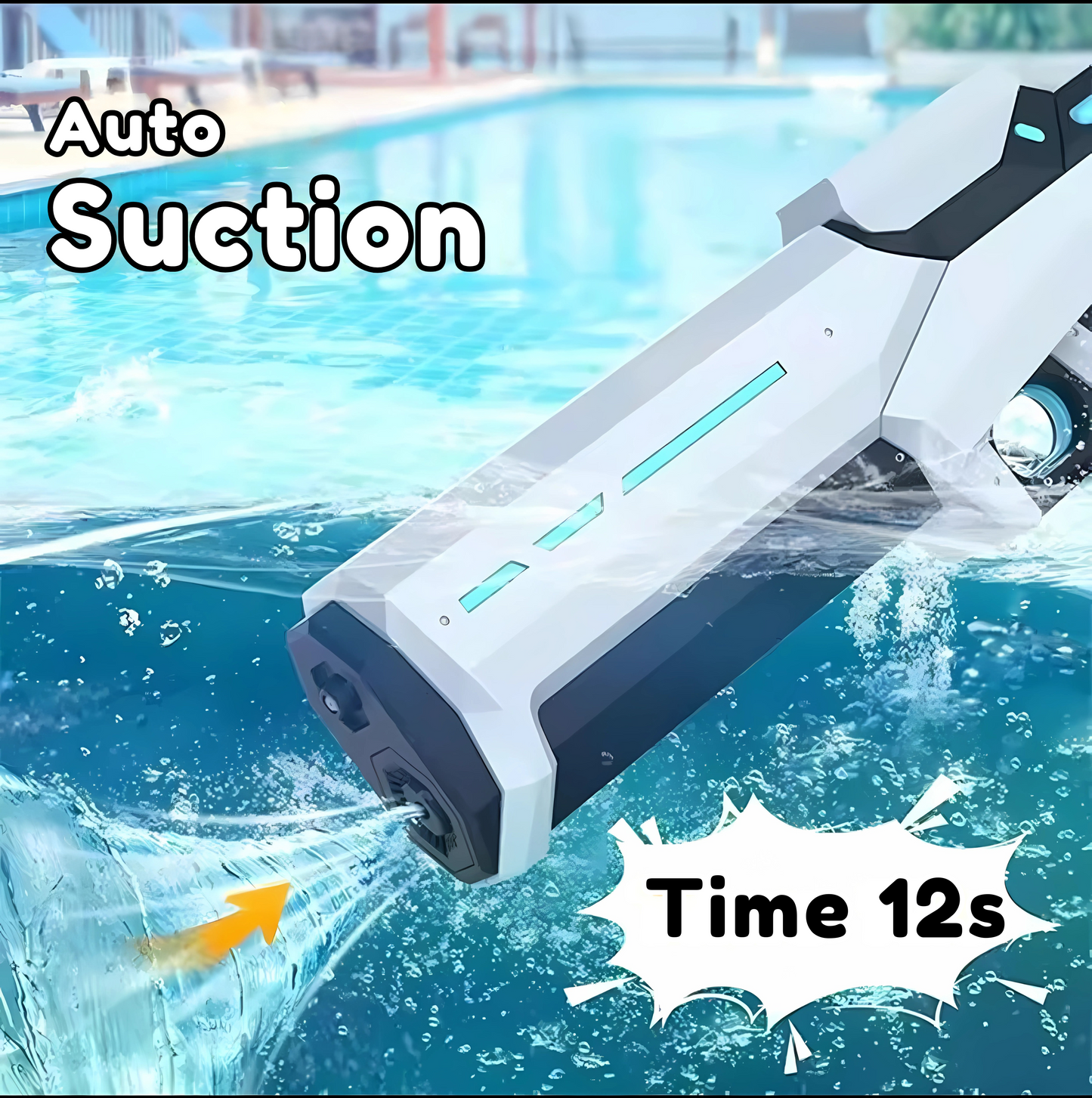 Pistola de Agua Automática Gran Capacidad | ¡Diversión sin Esfuerzo para Todos!