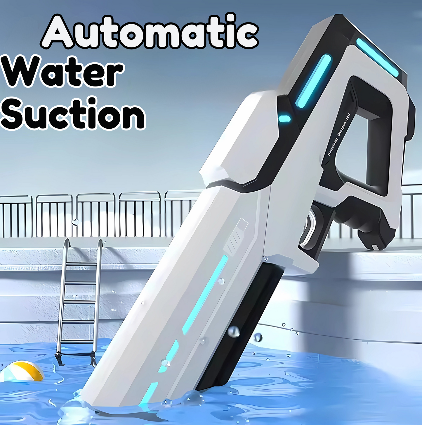 Pistola de Agua Automática Gran Capacidad | ¡Diversión sin Esfuerzo para Todos!